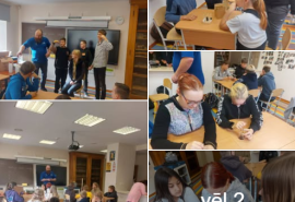 Nodarbība kopā ar Latvijas Biozinātņu un tehnoloģiju universitātes pasniedzēju Kārli Dzelzīti.