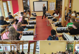 Laucienes pamatskolā projekta “Latvijas  skolas soma” ietvaros 7.aprīlī notika aizraujoši izzinošs 360° 3D video ceļojums virtuālajā realitātē ar morāli un jaunām zināšanām.